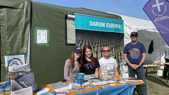 Infostand auf dem Flugplatzfest 2022