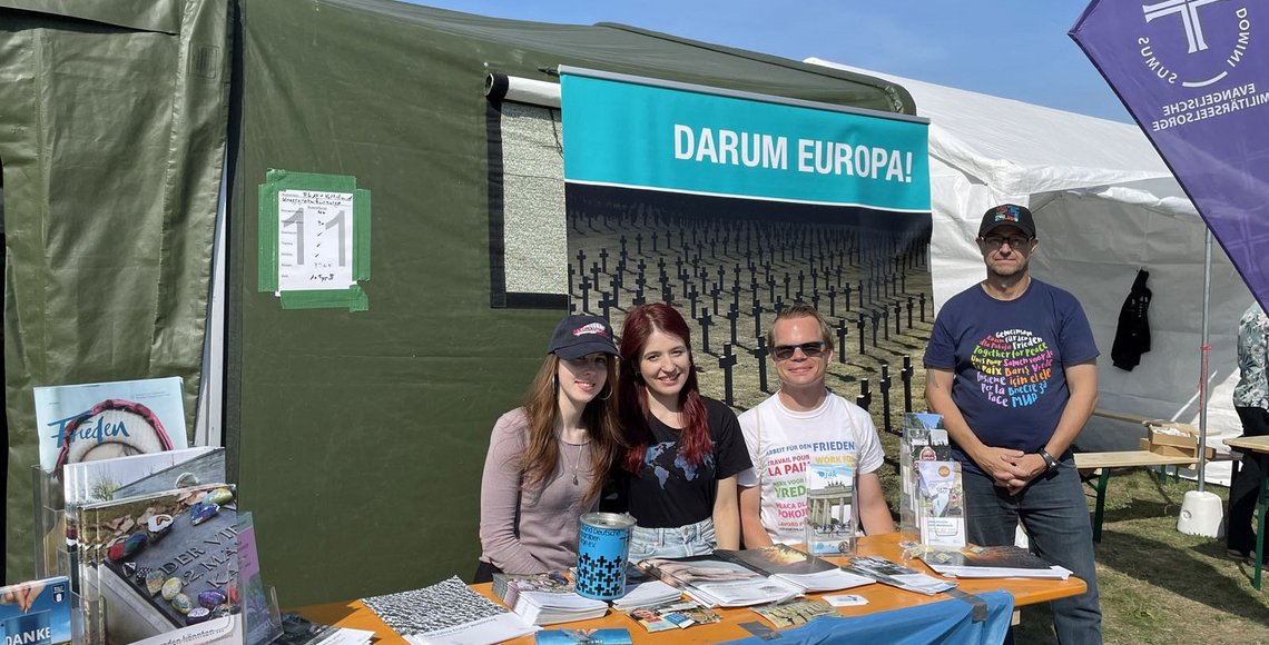 Infostand auf dem Flugplatzfest 2022